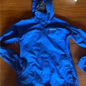 Marmot Vibrant Blue Outdoor Rain Jacket